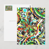 Esquisse Imaginaire Art - Fleurs Abstraites 3