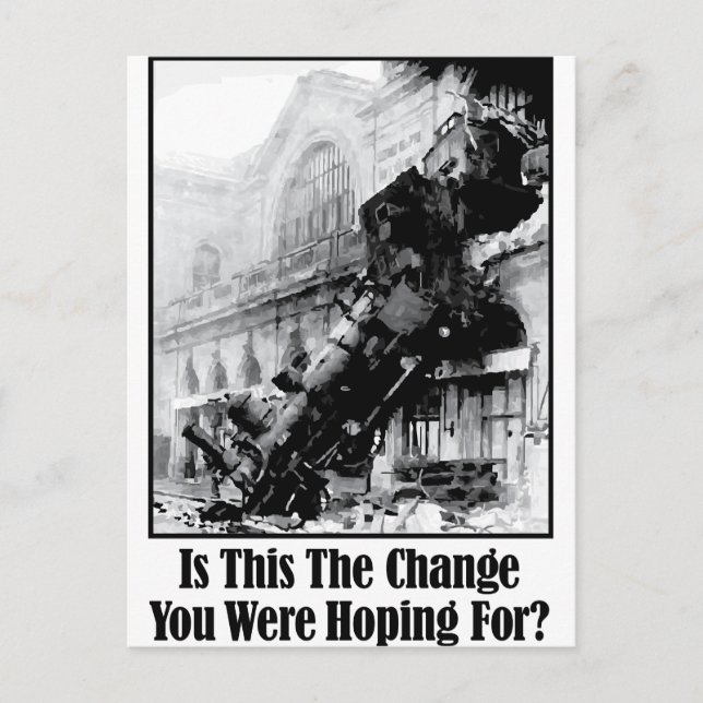 Carte Postale Est-Ce Le Changement Que Vous Espériez ? (Devant)