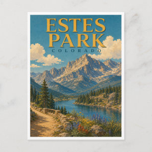 Carte Postale Estes Park Colorado Montagnes Rocheuses GeoSaga