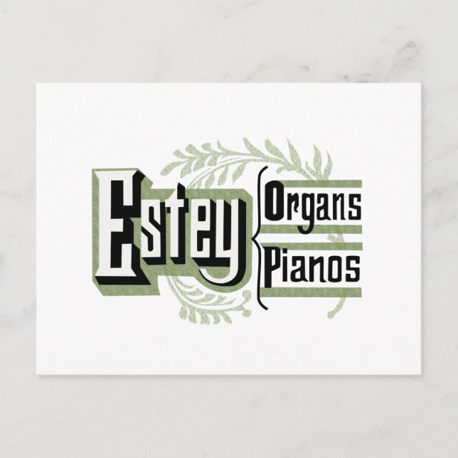 Carte postale Estey Organs & Pianos (Devant)