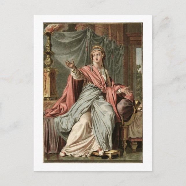 Carte Postale Esther, costume pour 'Esther' de Jean Racine, tiré (Devant)