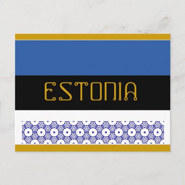Carte postale Estonie (Devant)