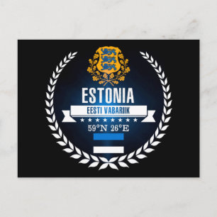 Carte Postale Estonie