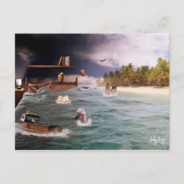 Carte Postale Et pendant que je dormais (Devant)