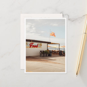 Carte Postale Étal de nourriture Plage Californie Photo Los Ange