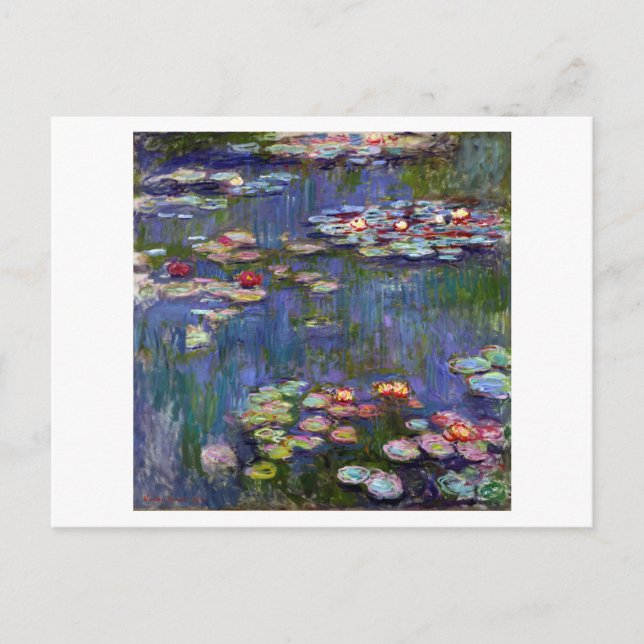 Carte Postale Etang Lily, Monet (Devant)