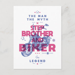 Carte Postale Étape frère et moker l'homme le mythe la légende