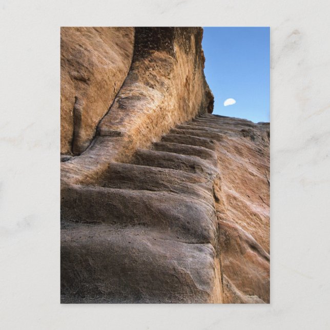 Carte Postale Étapes sur la lune (Devant)