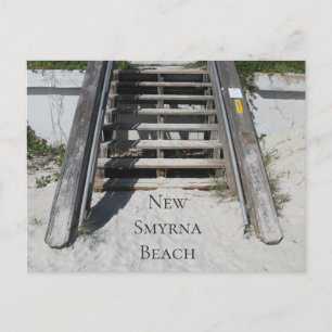 Carte Postale Étapes vers la plage, New Smyrna Beach, Floride