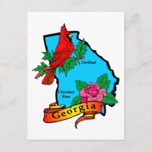 Carte Postale État de Georgia Toxits and Tees for Kids