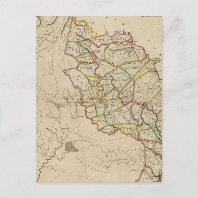 Carte Postale État de Géorgie (Devant)