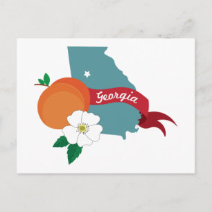 Carte Postale État de Géorgie
