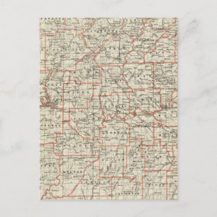 Carte Postale État de l'Alabama