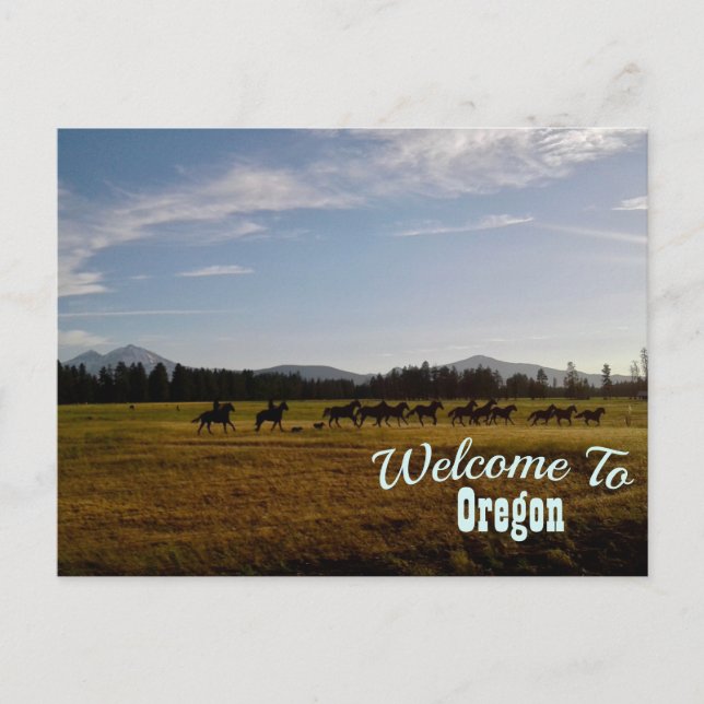 Carte Postale État de l'Oregon (Devant)
