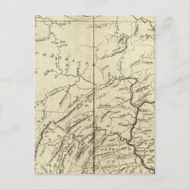 Carte Postale État de Pennsylvanie (Devant)