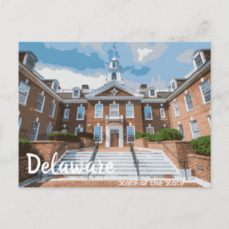 Carte postale État du Delaware