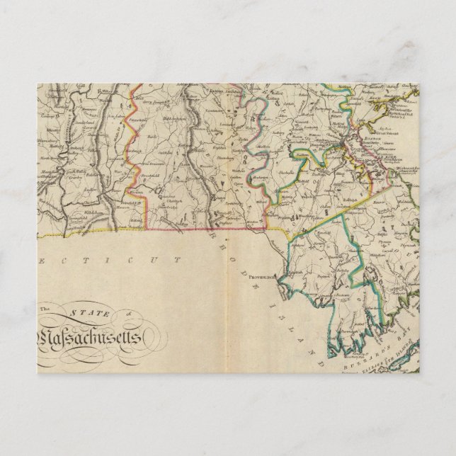 Carte Postale Etat du Massachusetts 3 (Devant)