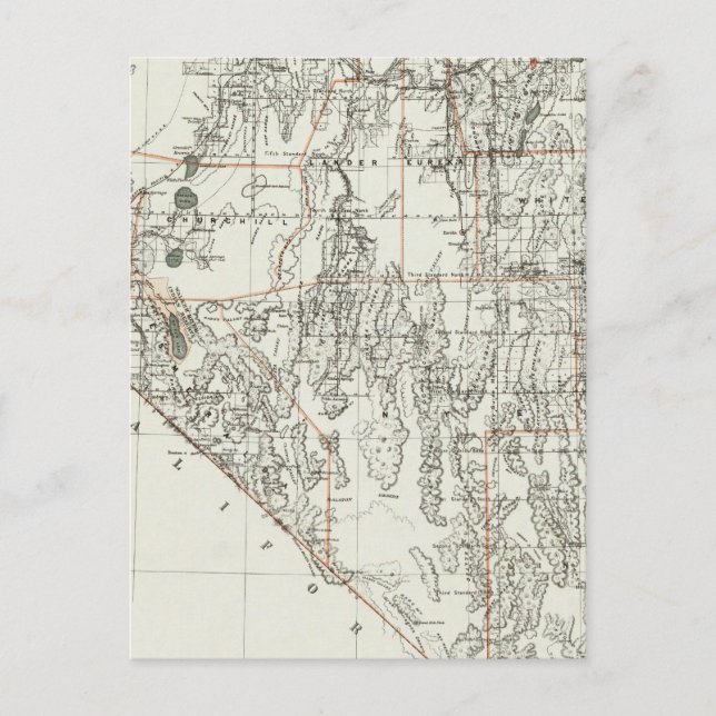 Carte Postale État Du Nevada (Devant)