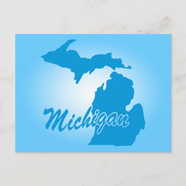 Carte Postale État Michigan (Devant)