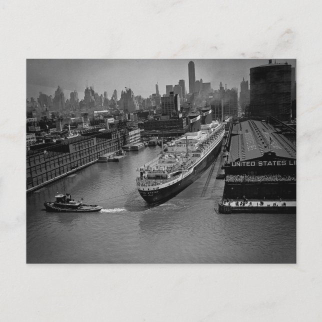 Carte Postale États-Unis à Pier à New York (Devant)