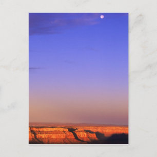 Carte Postale États-Unis, Arizona, Grand Canyon NP. Lune dans le