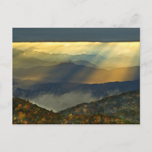 Carte Postale États-Unis, Caroline du Nord, Great Smoky Mountain (Devant)