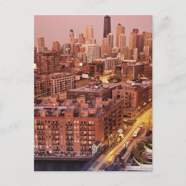 Carte Postale États-Unis, Illinois, Chicago, Chicago River 2 (Devant)