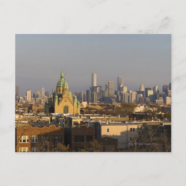 Carte Postale États-Unis, Illinois, Chicago skyline (Devant)