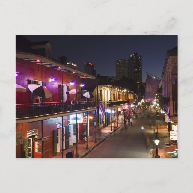 Carte Postale États-Unis, Louisiane, Nouvelle-Orléans. Quartier  (Devant)