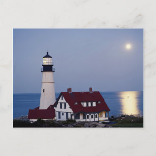 Carte Postale États-Unis, Maine, Portland, Cape Elizabeth, Phare