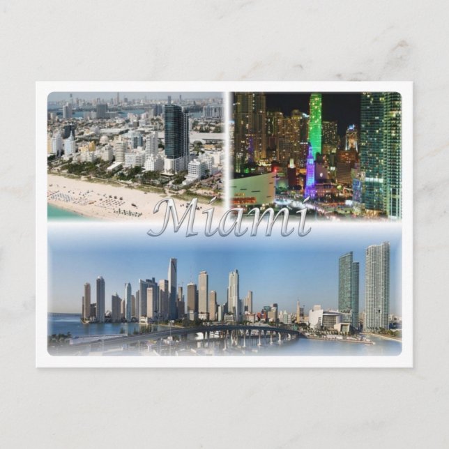 Carte Postale États-Unis - Miami - Floride - (Devant)