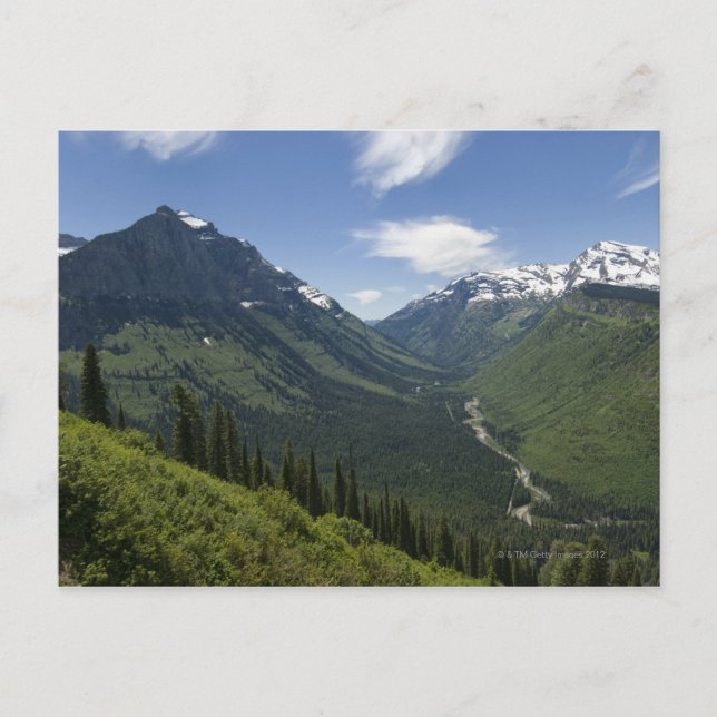 Carte Postale États-Unis, Montana, Parc national du Glacier, pit (Devant)