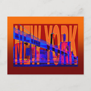 Carte Postale États-Unis New York Manhattan Skyline