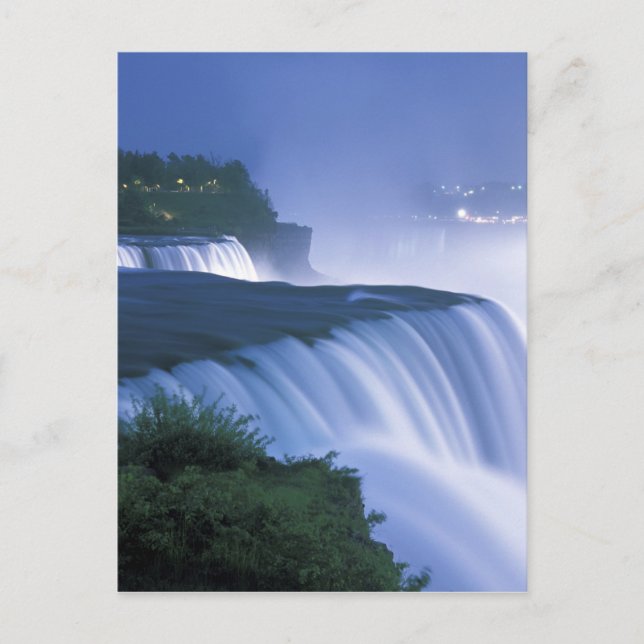 Carte Postale États-Unis, New York, Niagara Falls. American Fall (Devant)
