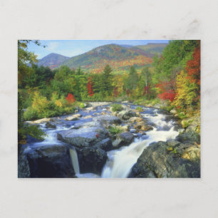 Carte Postale États-Unis, New York. Une cascade dans l'Adirondac