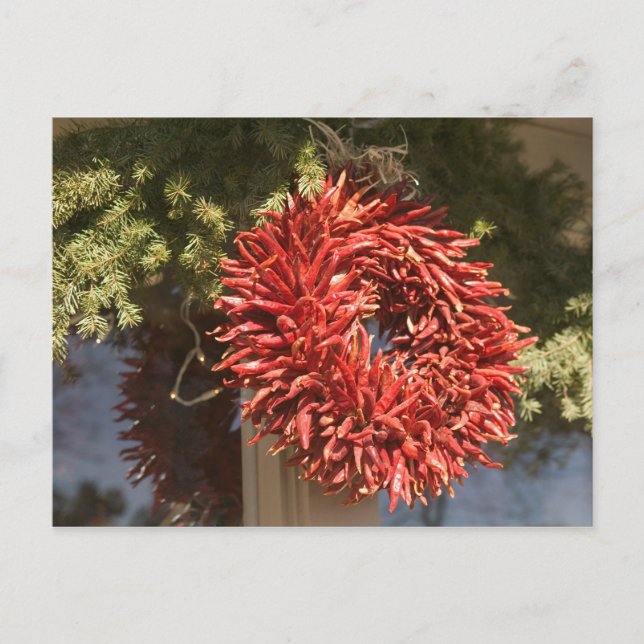 Carte Postale États-Unis, Nouveau-Mexique, Père Noël Fe : Downto (Devant)