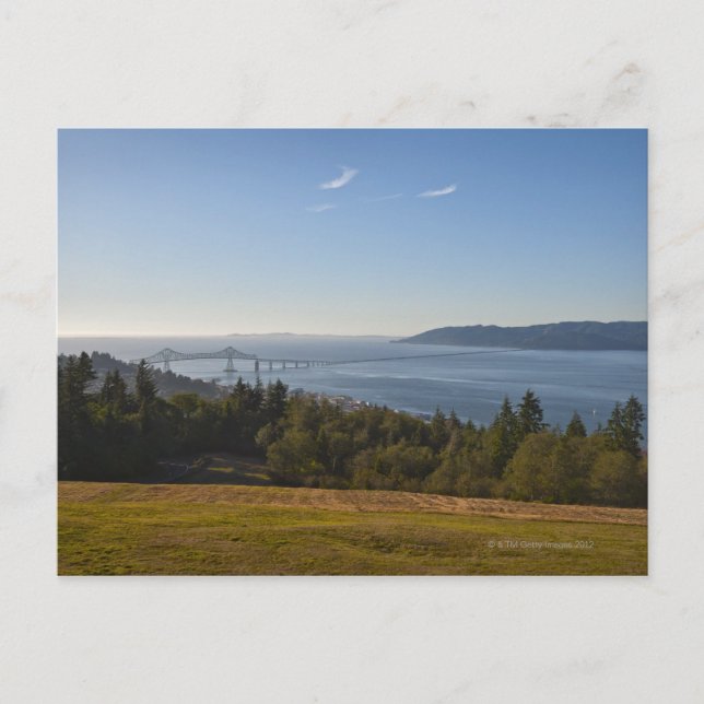Carte Postale États-Unis, Oregon, Washington, pont au-dessus de  (Devant)