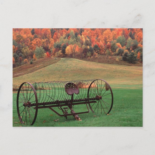 Carte Postale États-Unis, Vermont, Ferme. (Devant)