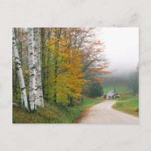 Carte Postale États-Unis, Vermont. Maison de sucre près de la vi