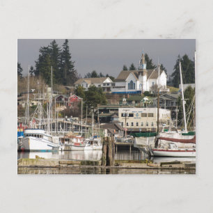 Carte Postale États-Unis, Wa, péninsule de Kitsap. Ville pittore