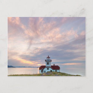 Carte Postale États-Unis, Washington, îles San Juan. Coucher du 