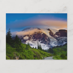 Carte Postale États-Unis, Washington, Mt. Rainier. Soleil du mat