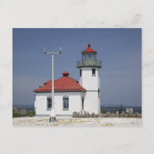 Carte Postale États-Unis, Washington, Seattle, Alki Point Lighth