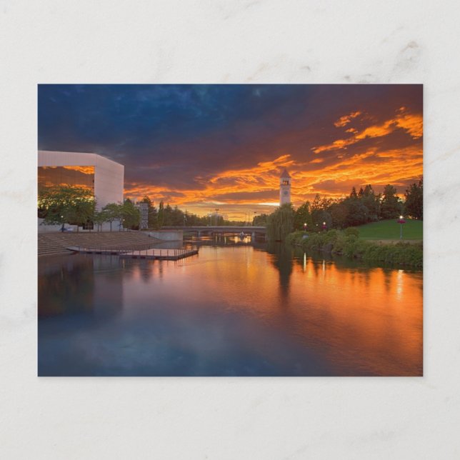 Carte Postale États-Unis, Washington, Spokane, Riverfront Park (Devant)