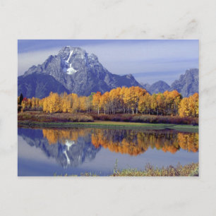 Carte Postale États-Unis, Wyoming, Grand Teton National Park. Mt