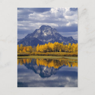 Carte Postale États-Unis, Wyoming, Grand Teton NP. Contre les
