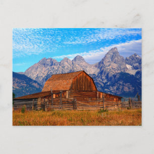 Carte Postale États-Unis, Wyoming, Parc national de Grand Teton.