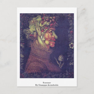 Carte Postale Été Par Giuseppe Arcimboldo