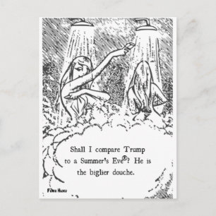 Carte postale été Trump