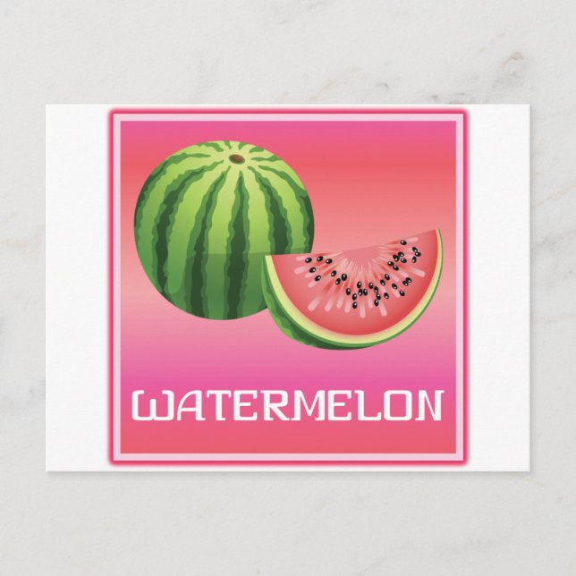 Carte Postale Eté Watermelon (Devant)